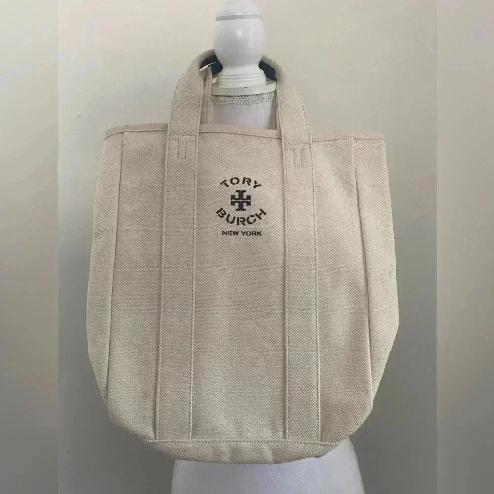 TORY BURCH Mercer Street Canvas Tote Bag Large Limited Edition NWOT